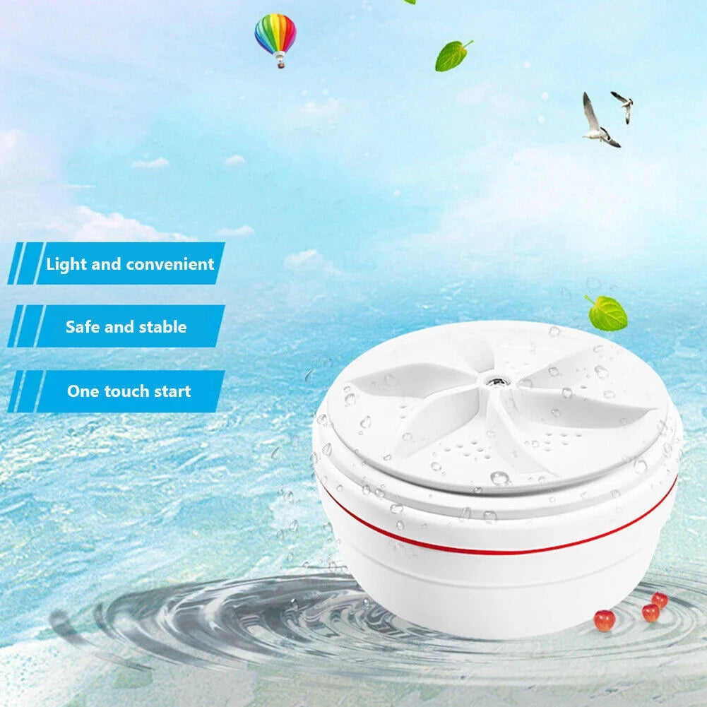 Mini Ultrasonic Portable Washing Machine C910