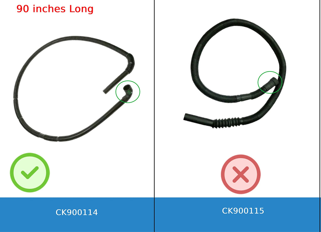 Washer Hose-Drain 90" length K117163