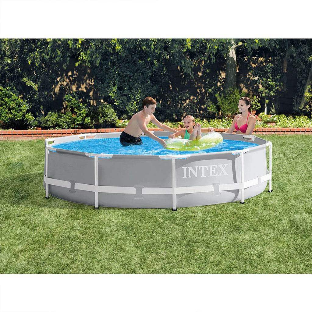 10' x 30 Above Ground Swimming Pool with Filter Pump & Ladder Z987199