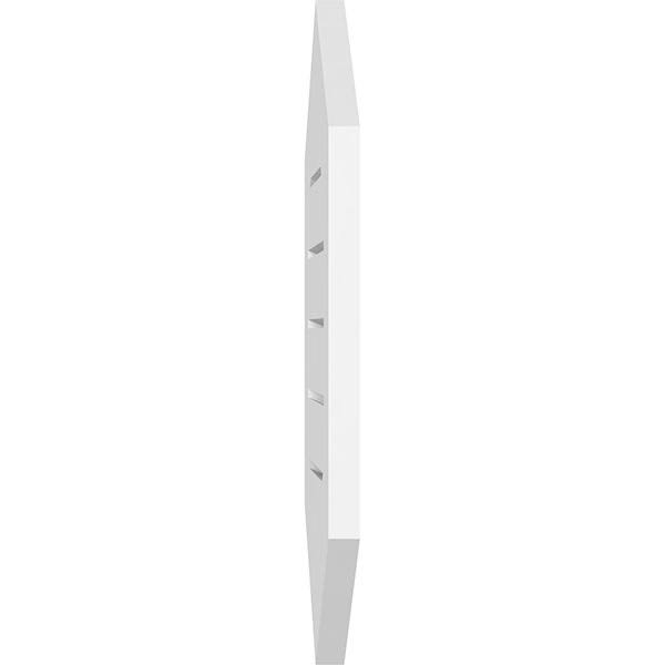 Vertical Peaked Surface Mount PVC Gable Vent J321