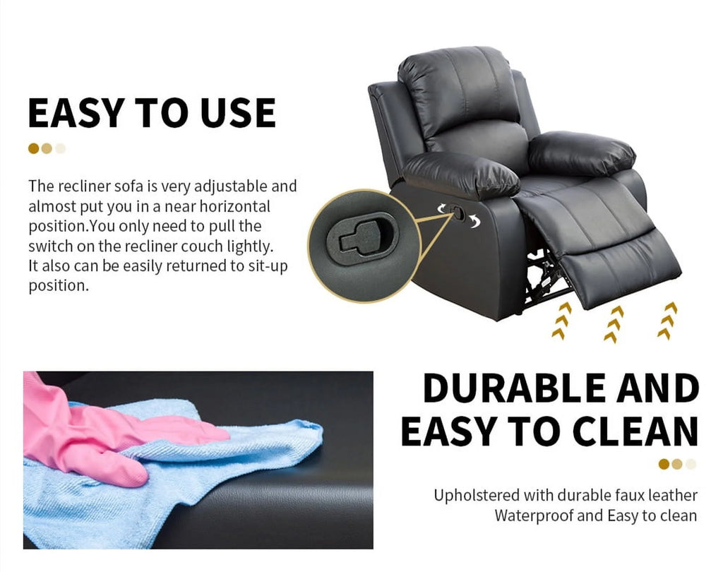 Reclining Sofa Loveseat Chair Set A583