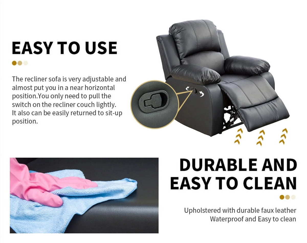 Reclining Sofa Loveseat Chair Set A583