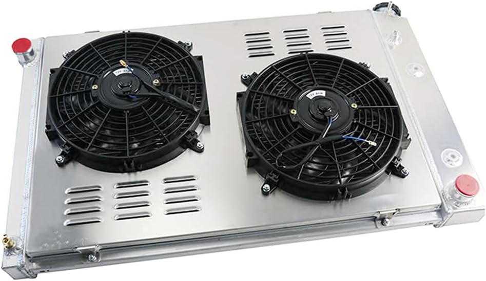4 Row All Aluminum Radiator with 2X12" Fans and Shroud P169905