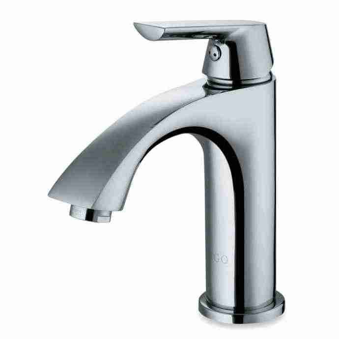 Chrome Single Hole Bathroom Faucet N1646