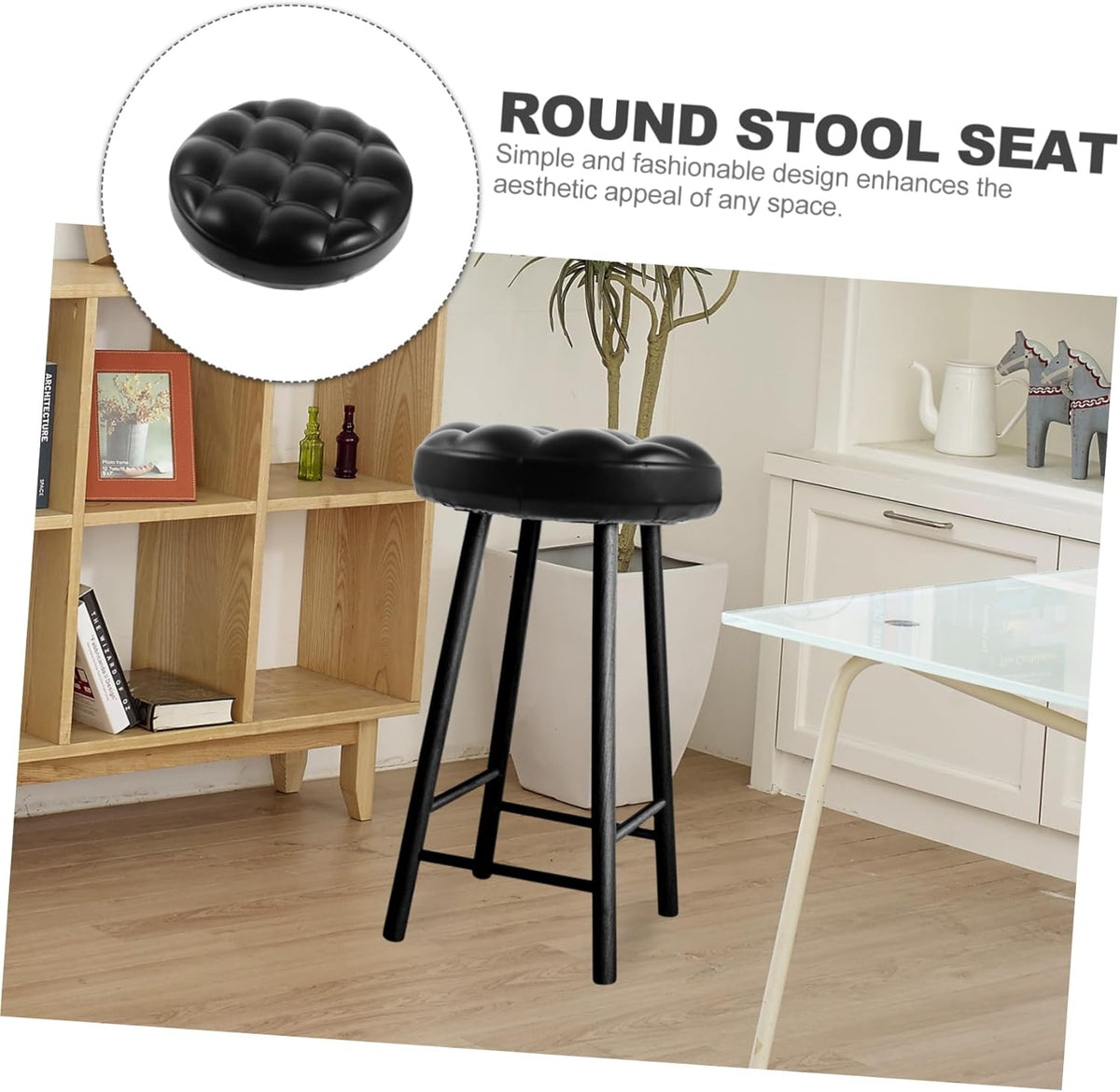 Round Pu Stool Seat Cushion P5323