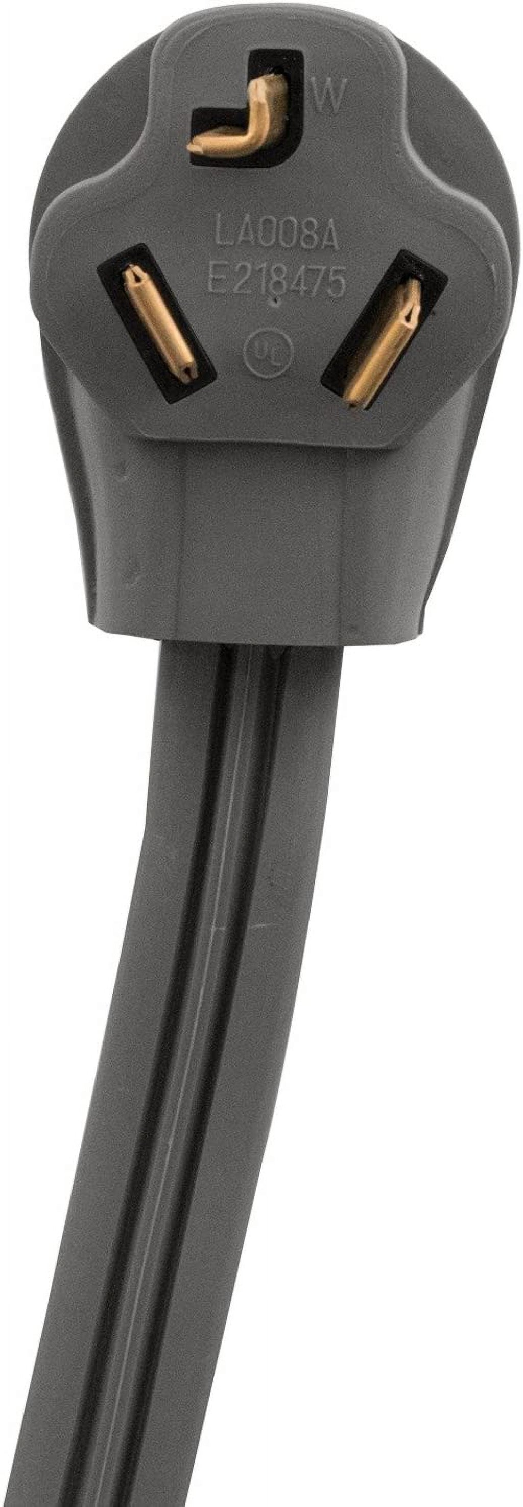 6 Foot 30-Amp Dryer Cord with 3 Eyelet Connectors A7618