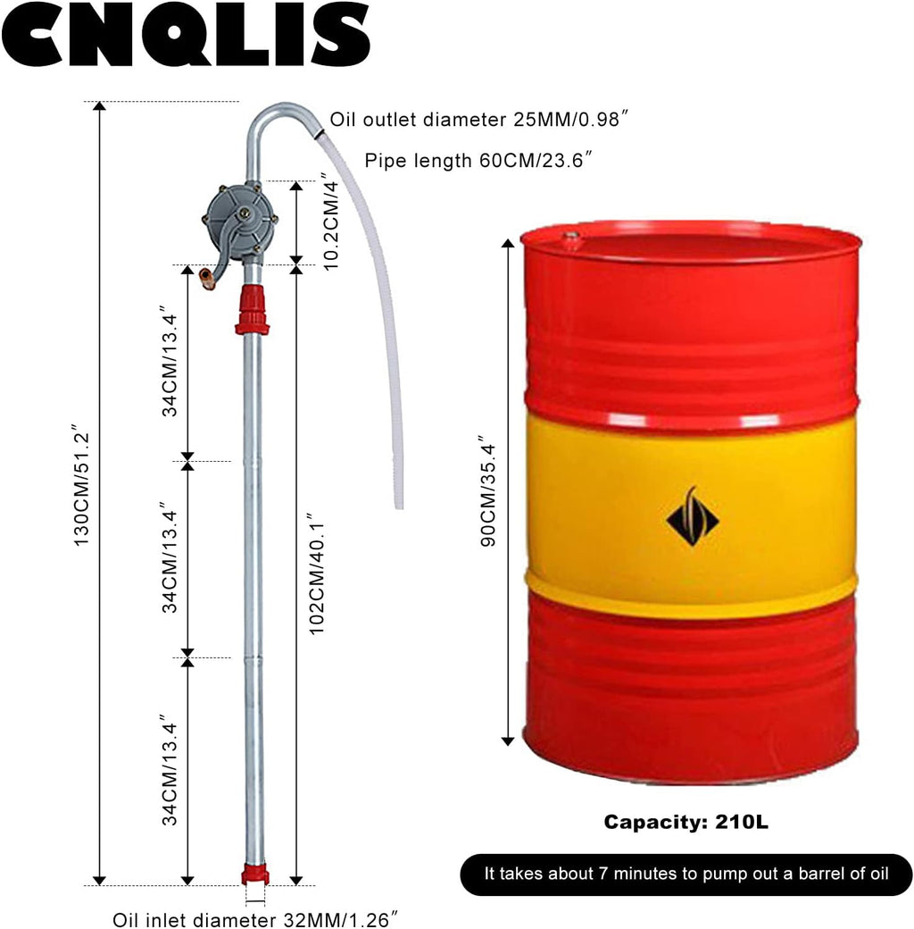 Aluminum Rotary Barrel Pump for Fuel P410
