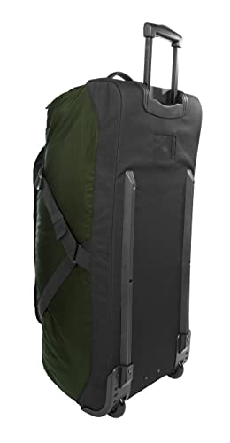 Dark Loden Ripstop Polyester Rolling Duffel Bag 78L D76733