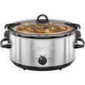6 Qt. Stainless Steel Slow Cooker with Locking Lid T333105