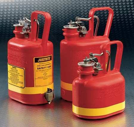 0.5 Gallon Red Polyethylene Safety Can E380