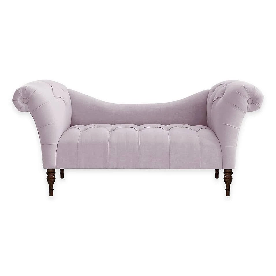 Smokey Quartz Linen Chaise T9159