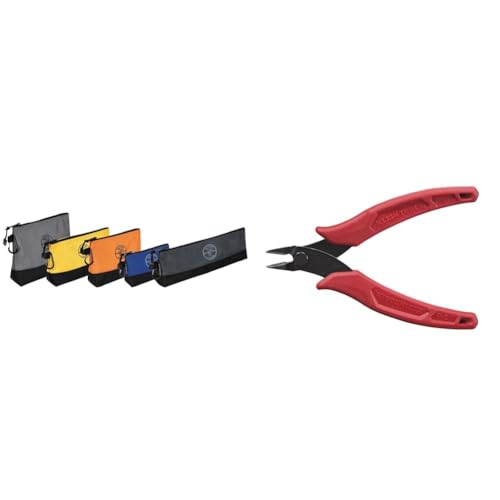 Zipper Tool Pouch with Carabiners 5-Pack K4631