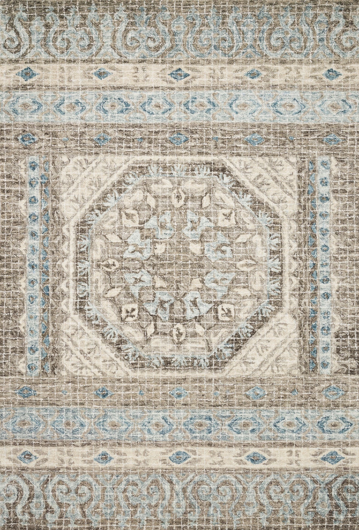 Stone Blue 9'3 x 13' Rug S5279