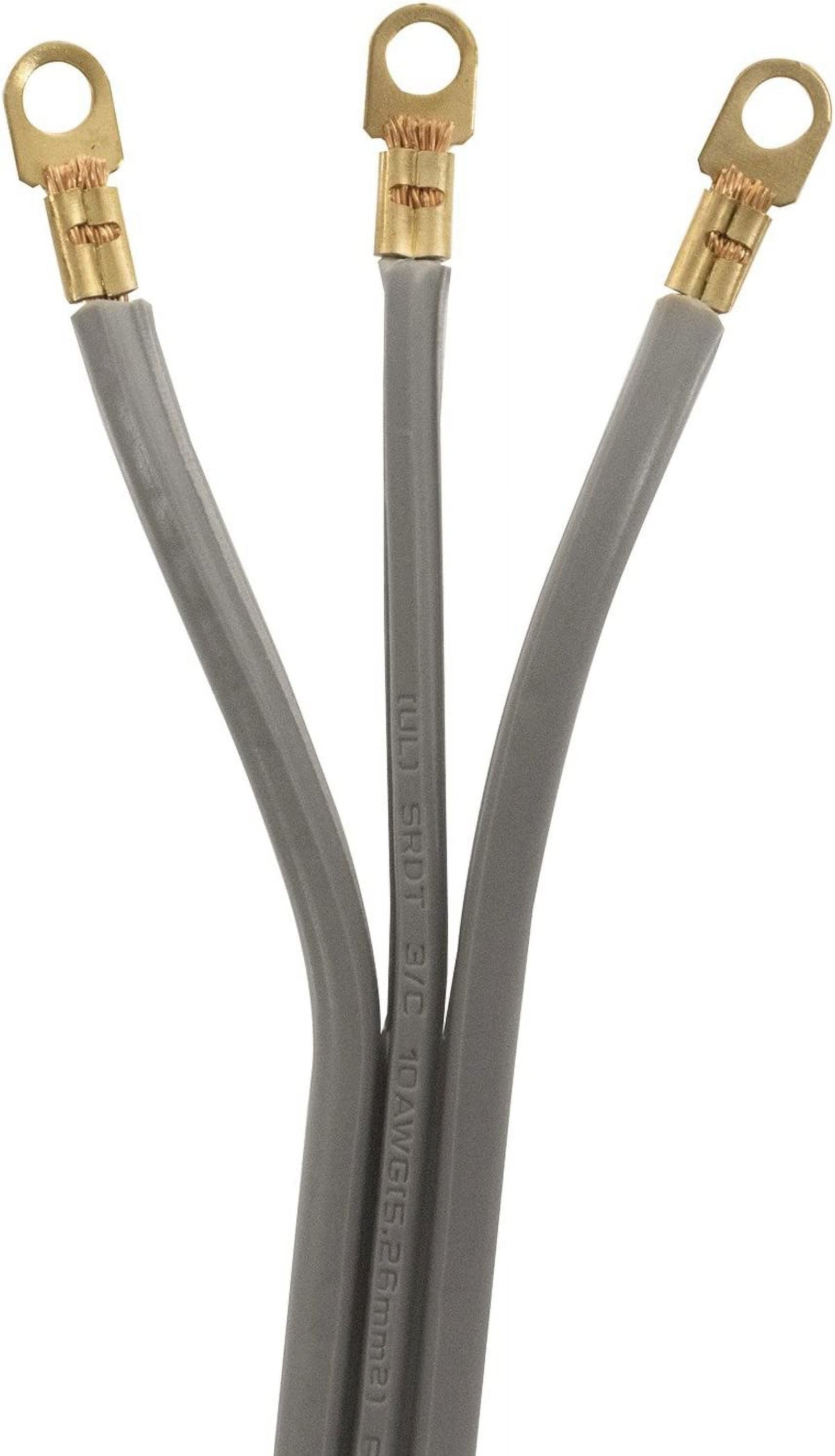 6 Foot 30-Amp Dryer Cord with 3 Eyelet Connectors A7618