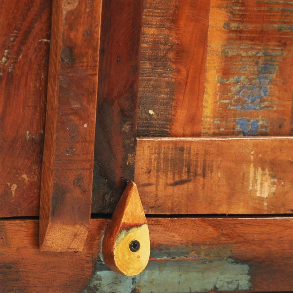 Reclaimed Solid Wood Cabinet with 2 Doors E938426