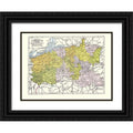 Black Ornate Wood Framed Art Print J81285