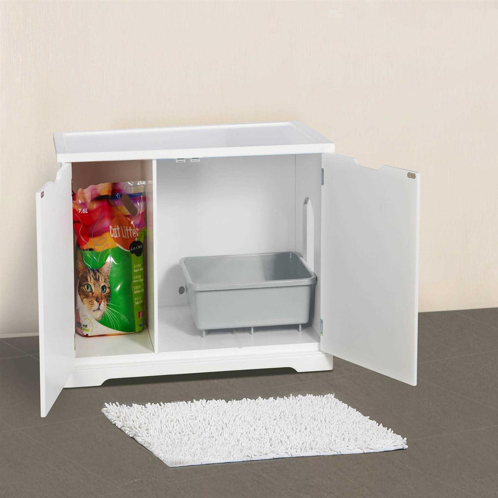 White Cat Washroom Bench U104660