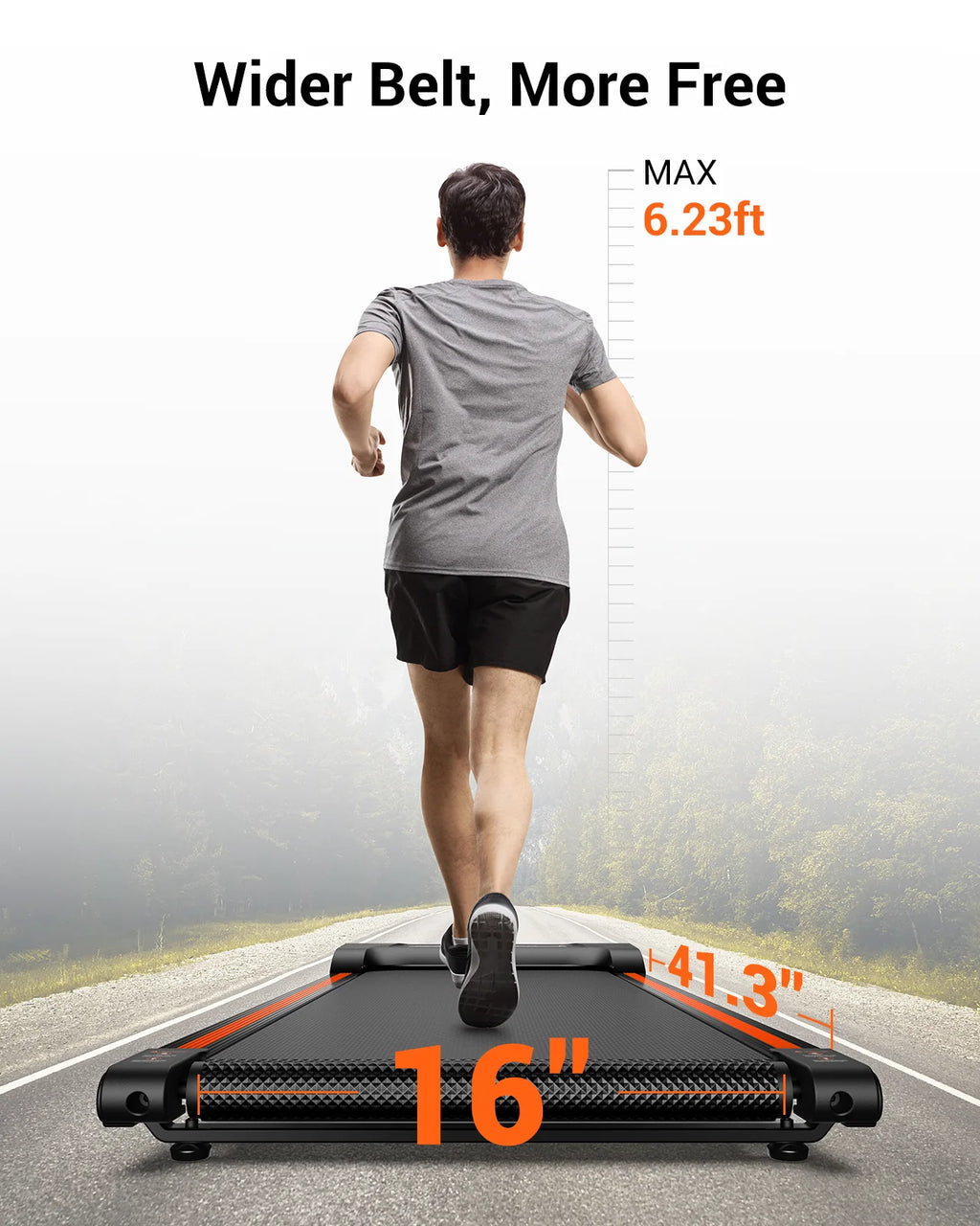 Walking Pad Under Desk Treadmill with Remote Control E5118