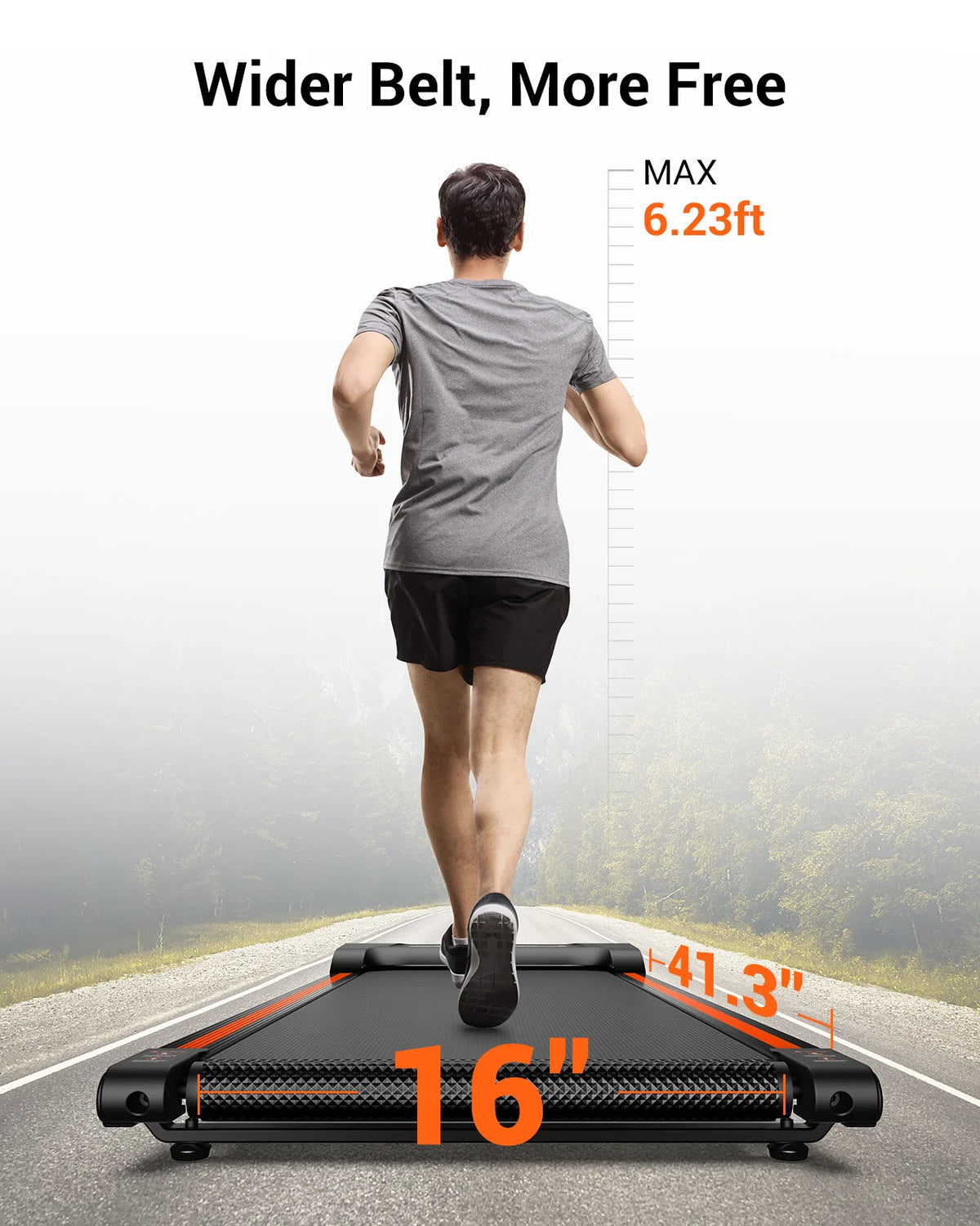 Walking Pad Under Desk Treadmill with Remote Control E5118