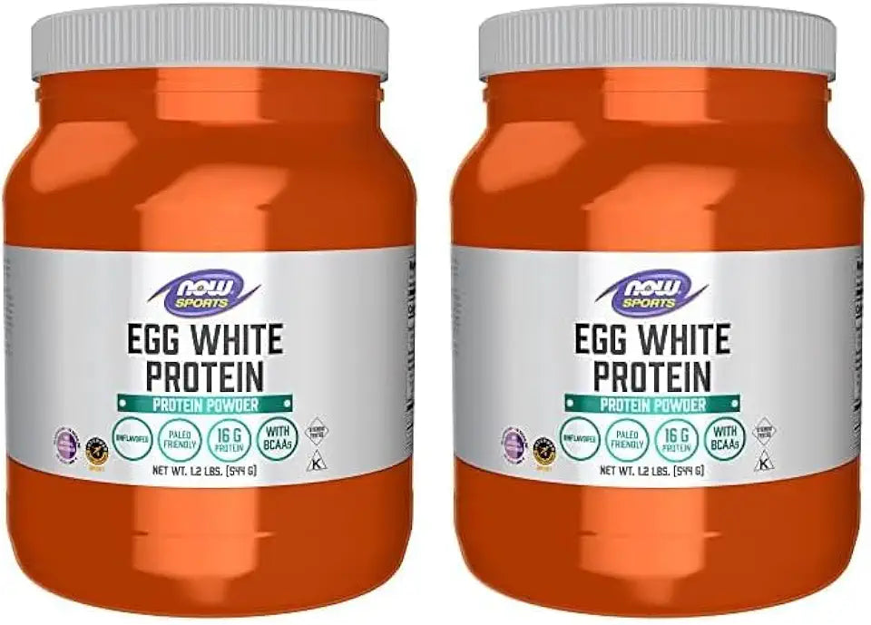 Egg White Protein Unflavored Powder 1.2-Pound Pack of 2 I456088