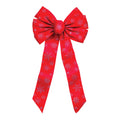 Glitter Snowflake Bow A6109