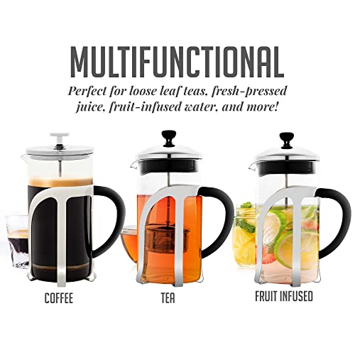 34oz Heat Resistant Borosilicate Glass French Press Coffee Maker P9171