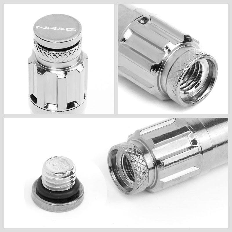 Silver Cone Seat Open End Wheel Locks Q43744