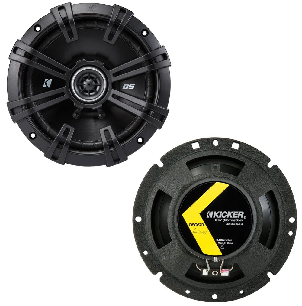 Kicker DSC67 DSC693 Package Speaker Upgrade for Chevy Camaro 2010-2014 U283839