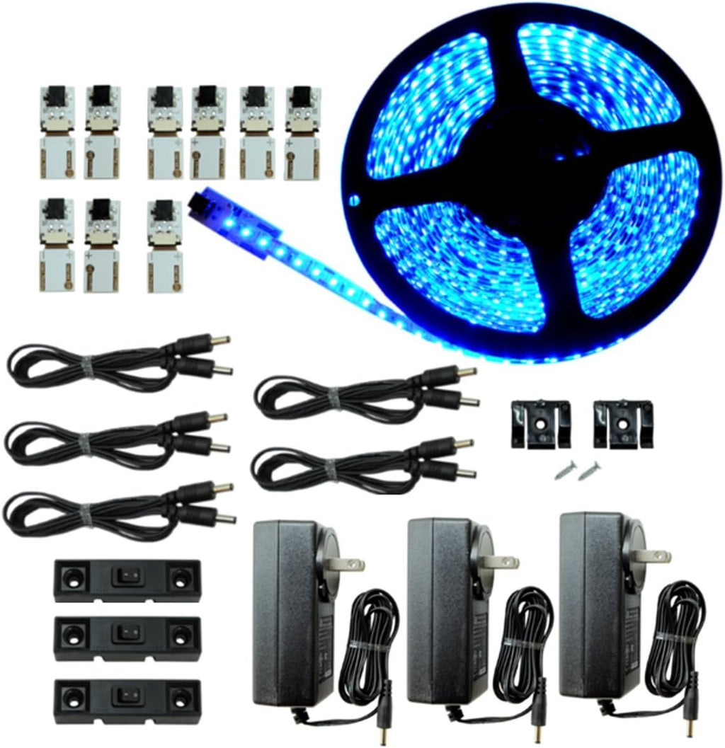 Warm White 3000 K 3M LED Strip Kit Under Cabinet Lighting, Pack of 2 I4624