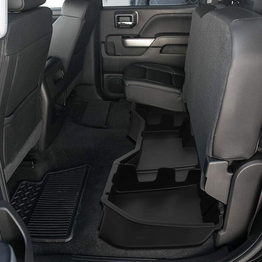 Black Under Seat Storage Box Tool Organizer Tray D32896
