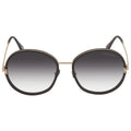 Shiny Black Women's Sunglasses V509082