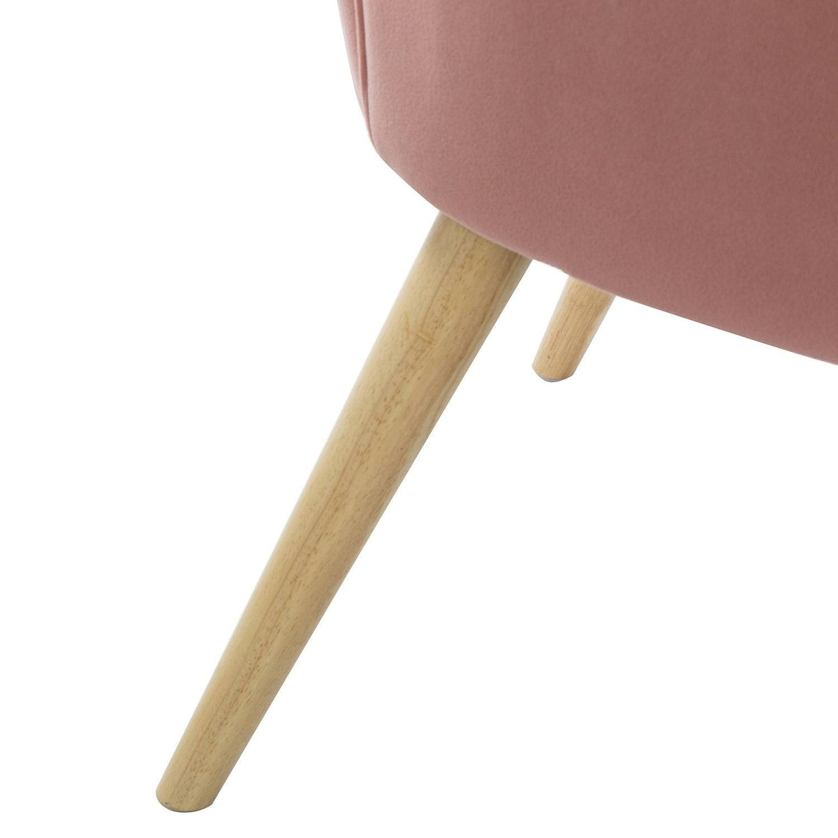 Scalloped Velvet Arm Chair with Tufted Back, Set of 2 - Green H990268