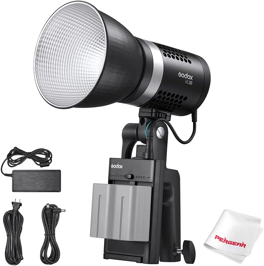 ML30 LED Video Light 5600K CRI96+ TLCI 97+ G2375