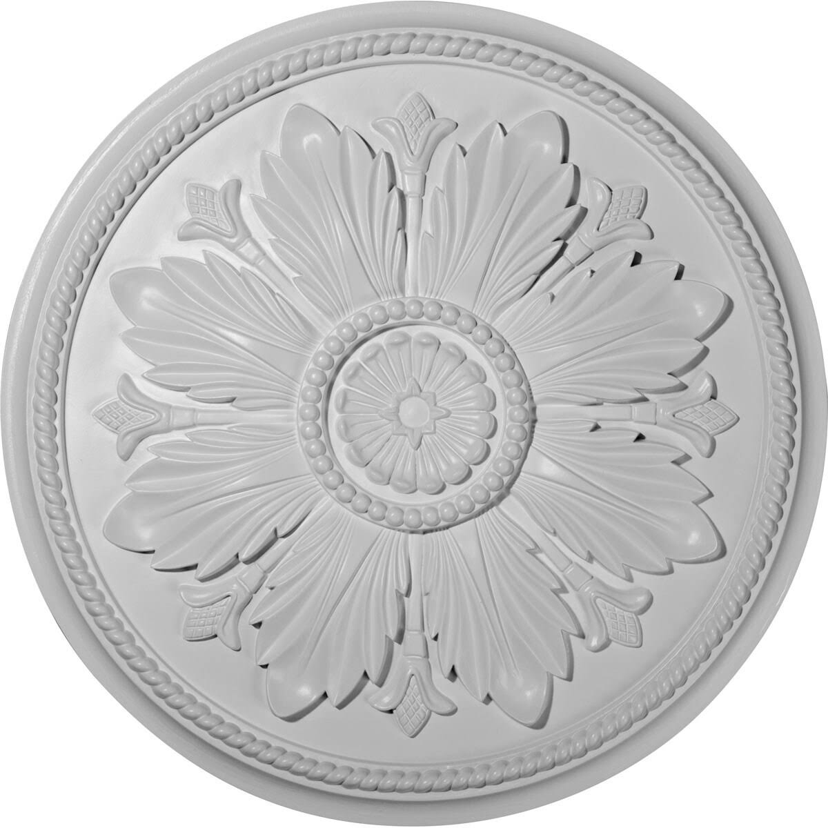 23 5/8x22OD x 1 1/2x22P Ceiling Medallion, Hand-Painted Witch Hazel Crackle S8733