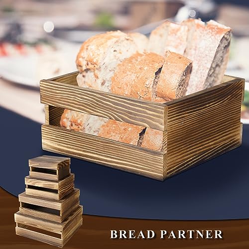 4 Pieces Wood Cupcake Display Stand Risers D952325
