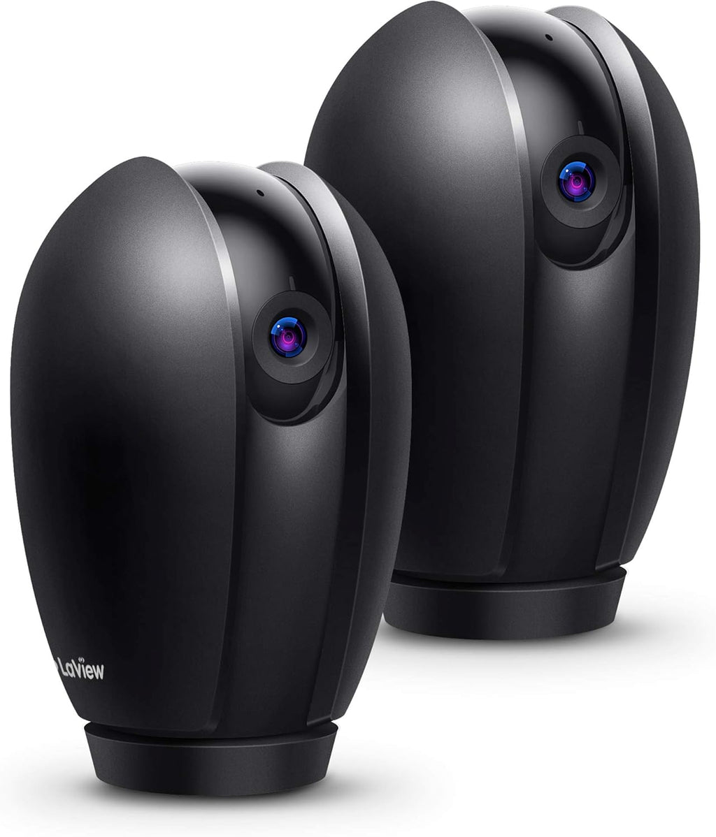 2X 32GB SD Cards, PT Indoor WiFi Security Camera System with Motion Detection, Two-Way Audio, Night Vision, Pack of 2 U417