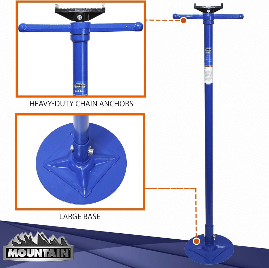 Utility Underhoist Stand and Vehicle Component Support Stand; Heavy Duty Steel, 1,500 Lb. Lift Capacity M650