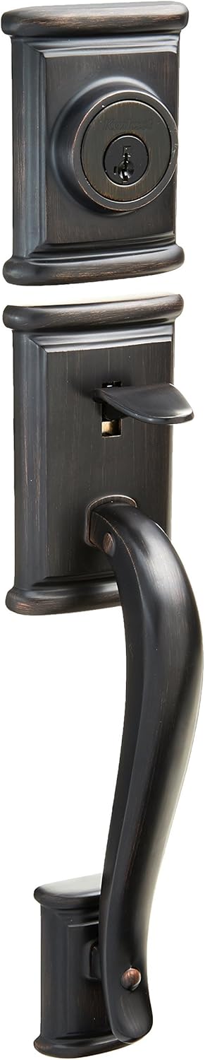 Venetian Bronze Single Cylinder Exterior Handle Set N642331