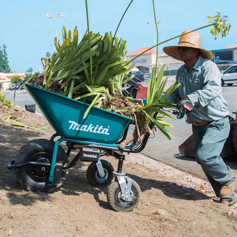 18V Brushless Cordless Power-Assisted Wheelbarrow E699