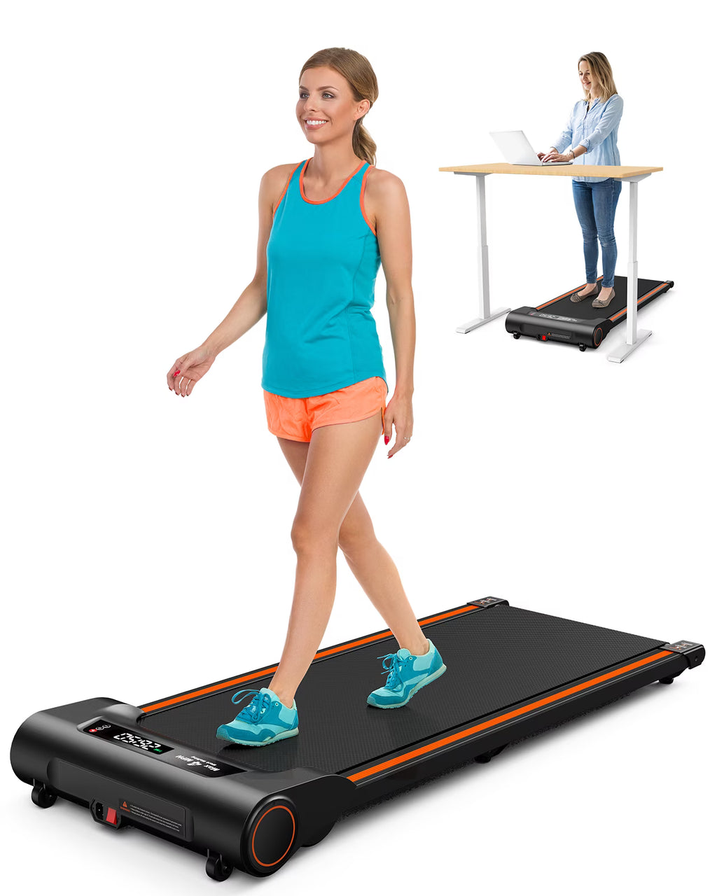 Walking Pad Under Desk Treadmill with Remote Control E5118