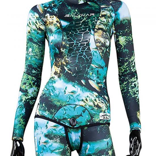 Camo Blue 5.5mm Wetsuit J2620