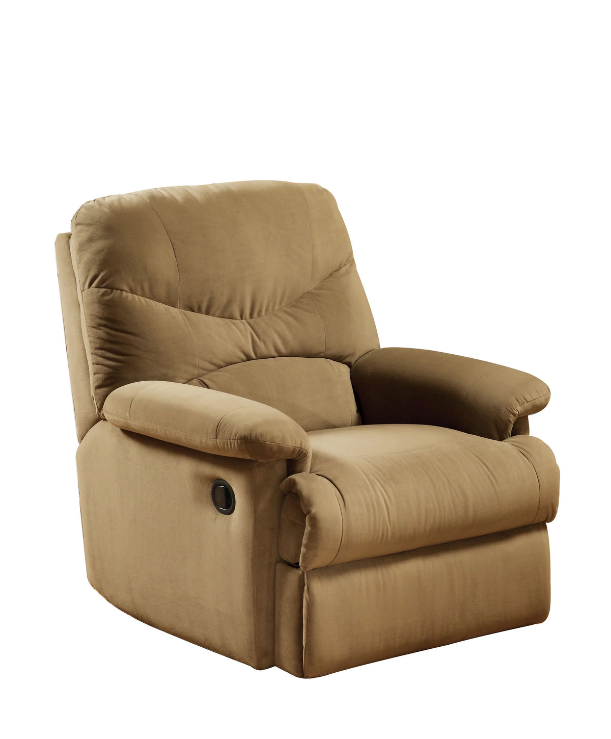 Light Brown Microfiber Recliner J950414
