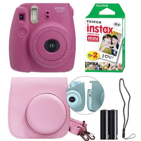 Hot Pink Instant Film Camera Kit N5189