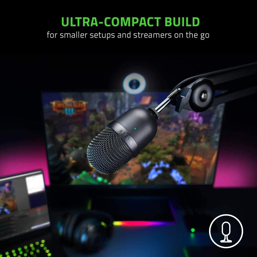 Black USB Streaming Microphone with Supercardioid Pick-Up Pattern H725
