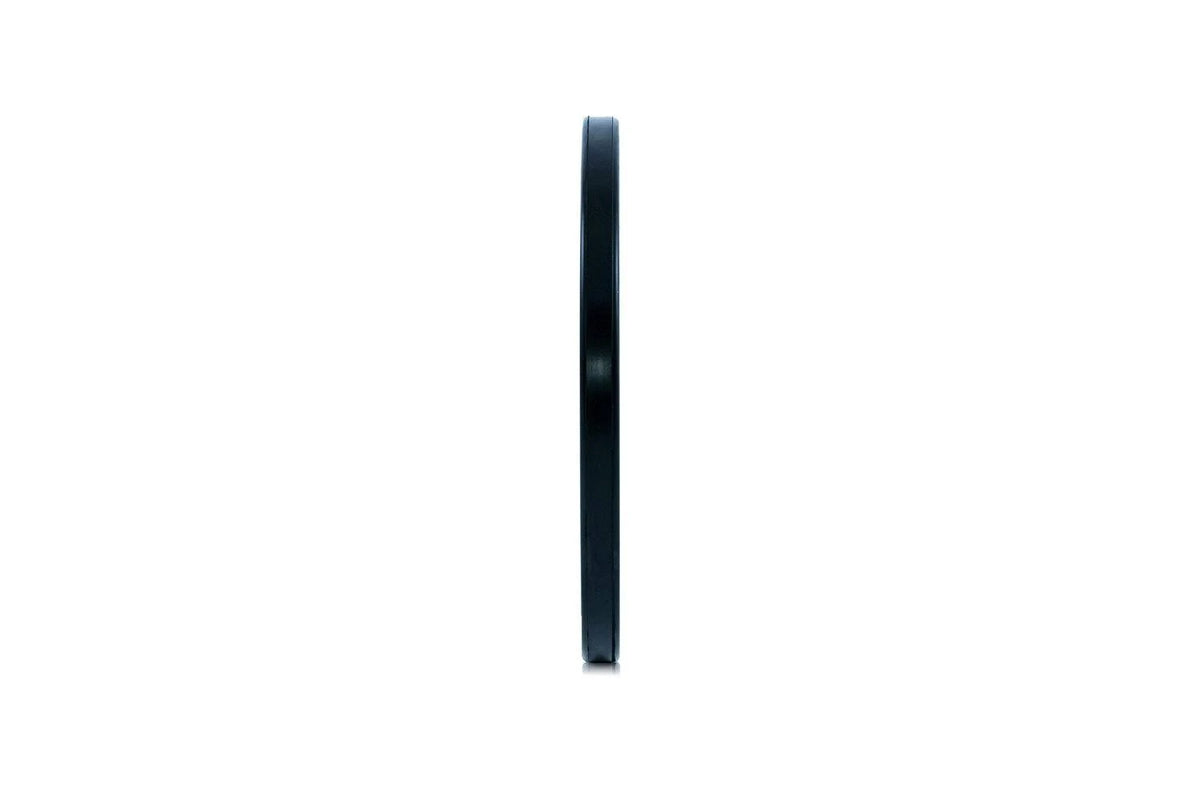 Solid Rubber Bumper Plates with Steel Insert, 35 lbs Q856