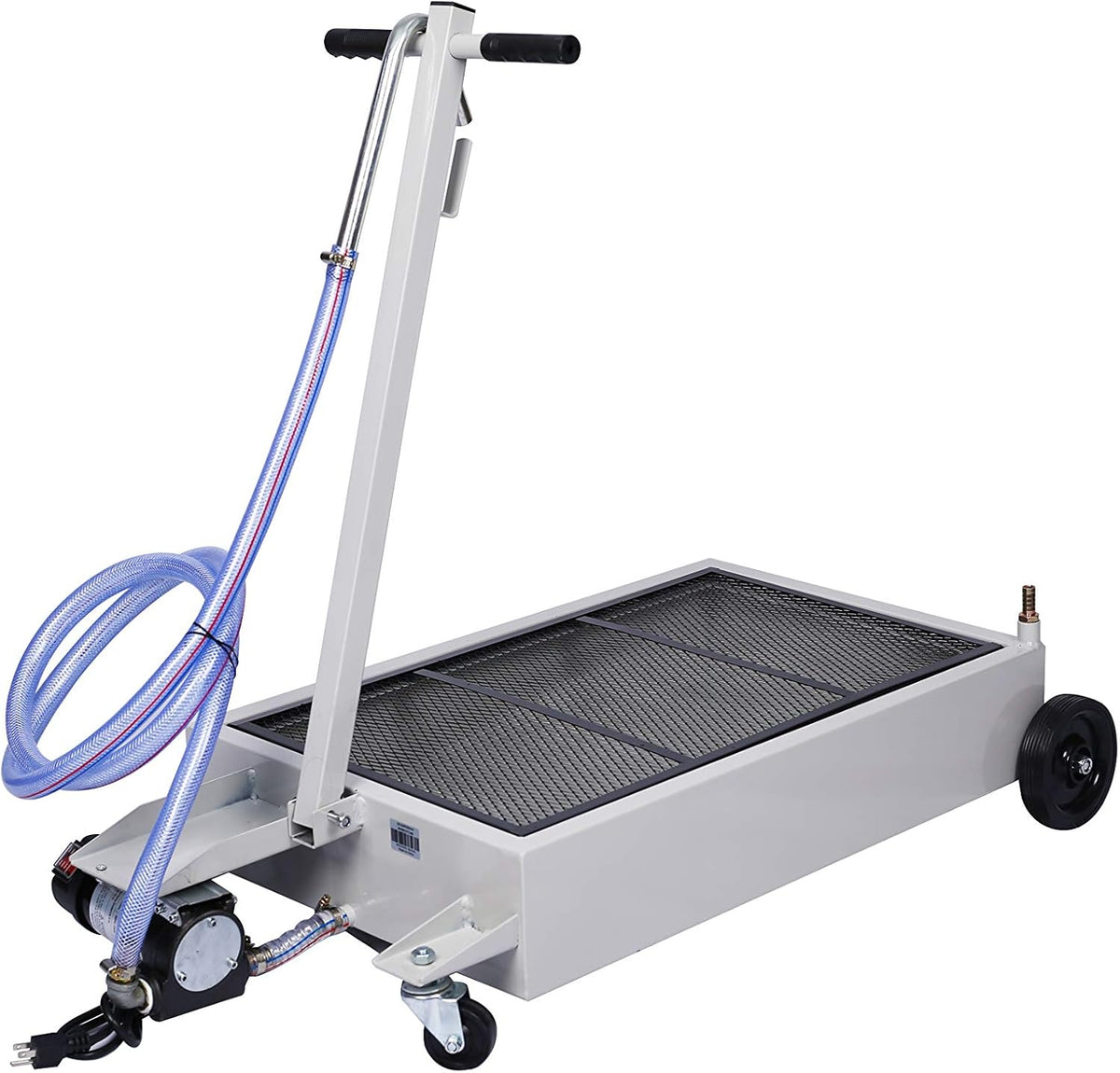 15 Gallon Low Profile Oil Drain Pan with Electric Pump O40217