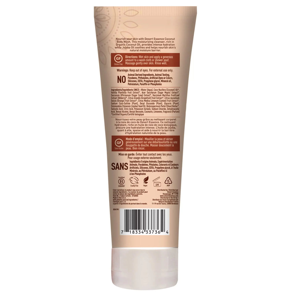 Coconut Body Wash 8 Fl. Oz. Pack Of 2 W483
