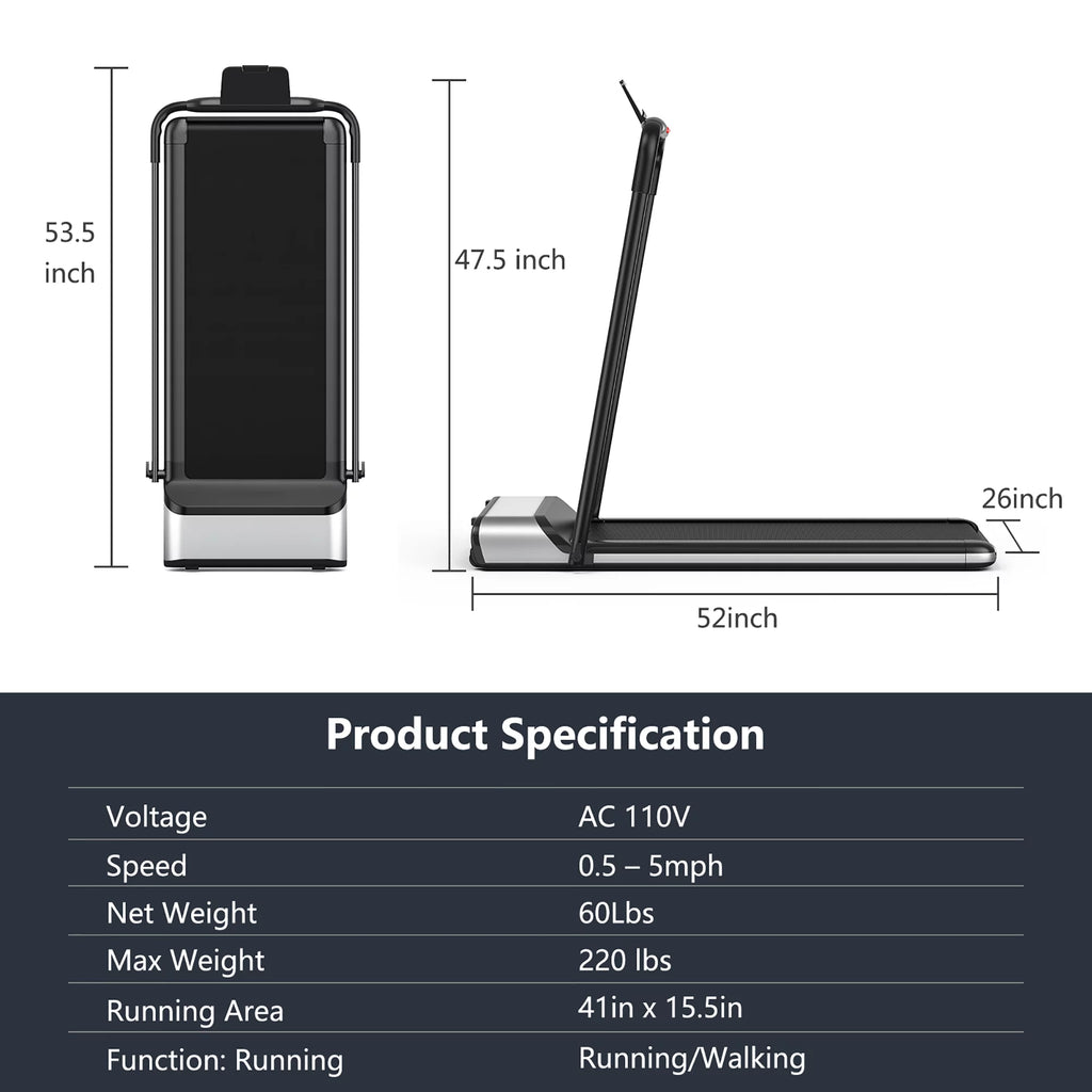 Ultra-Thin Folding Treadmill W3463