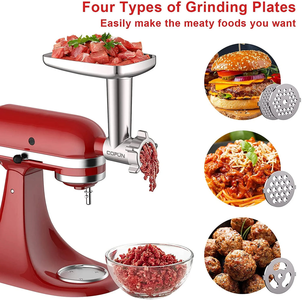 Food Grinder Attachment & Slicer Shredder Attachment Set P707989