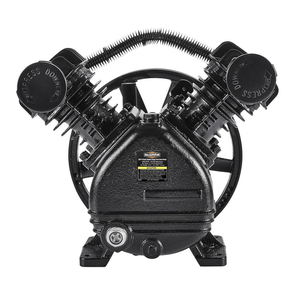 2 HP 155 PSI Cast Iron Air Compressor Pump H5557